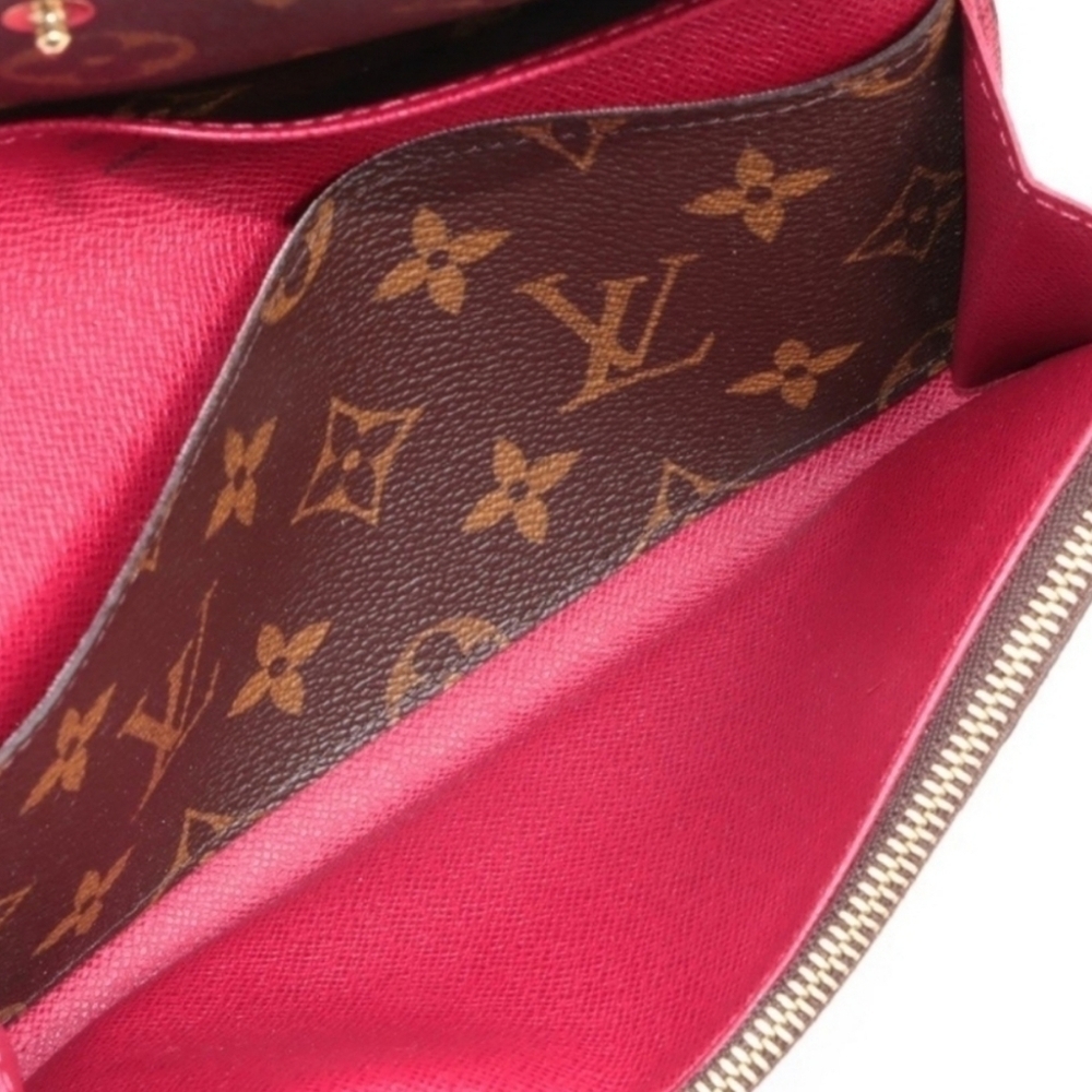 Authentic Louis Vuitton Monogram Portofeuille Emilie Long Wallets - Picture 12 of 12